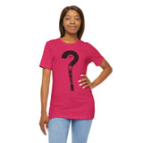 Question Mark Guitar Unisex Tee - Music Lover's Short Sleeve Shirt