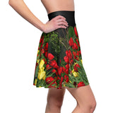 Tulip Floral Women's Skater Skirt