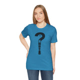 Question Mark Guitar Unisex Tee - Music Lover's Short Sleeve Shirt