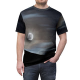 Lower Saranac Full Moon - Night Sky Graphic Shirt