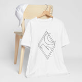 Mountain Moon Double Diamond Unisex Tshirt