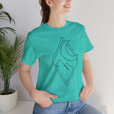 Mountain Moon Double Diamond Unisex Tshirt