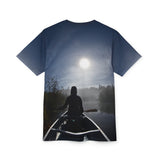 Adirondack Full Moon Canoeing River T-shirt