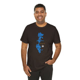 Upper Saranac Lake Map T-Shirt