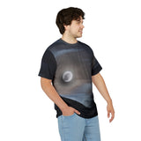 Lower Saranac Full Moon - Night Sky Graphic Shirt