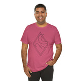 Mountain Moon Double Diamond Unisex Tshirt