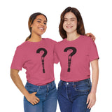 Question Mark Guitar Unisex Tee - Music Lover's Short Sleeve Shirt