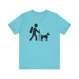 Adventure Hiking Dog with Parent