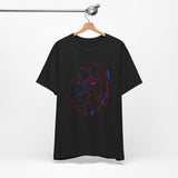 Adirondack Map - Roads Lakes - Heart and Veins
