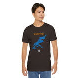 Lower Saranac Lake Map Tshirt