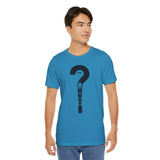 Question Mark Guitar Unisex Tee - Music Lover's Short Sleeve Shirt