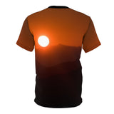 Adirondack Mountain Sunset tshirt - Perfect for Summer Getaways