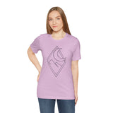 Mountain Moon Double Diamond Unisex Tshirt