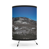 Whiteface Mountain Tripod Lamp - High-Res Printed Shade