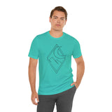 Mountain Moon Double Diamond Unisex Tshirt