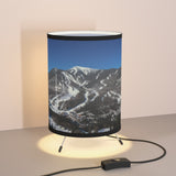 Whiteface Mountain Tripod Lamp - High-Res Printed Shade