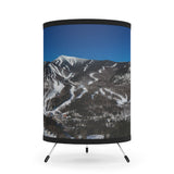 Whiteface Mountain Tripod Lamp - High-Res Printed Shade