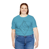 Mountain Moon Double Diamond Unisex Tshirt