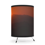 Algonquin Mtn Sunrise Tripod Lamp with High-Res Printed Shade