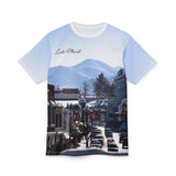 Lake Placid NY Scenic Unisex Tee - Cozy Winter Vibes