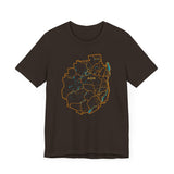 Adventure Map Unisex Short Sleeve Tee - Adirondack Style