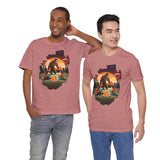 Adirondack Big foot Campfire Unisex Jersey Tee
