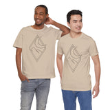 Mountain Moon Double Diamond Unisex Tshirt