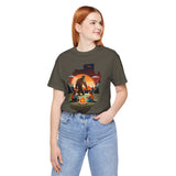 Adirondack Big foot Campfire Unisex Jersey Tee