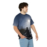 Adirondack Full Moon Canoeing River T-shirt