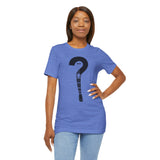 Question Mark Guitar Unisex Tee - Music Lover's Short Sleeve Shirt