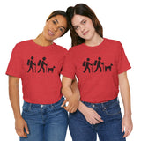 Adventure Hiking Dog with Parents Tshirt