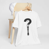 Question Mark Guitar Unisex Tee - Music Lover's Short Sleeve Shirt