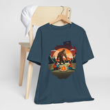 Adirondack Big foot Campfire Unisex Jersey Tee