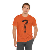 Question Mark Guitar Unisex Tee - Music Lover's Short Sleeve Shirt