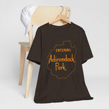 Entering Adirondack Park Unisex Jersey Short Sleeve Tee - Nature Lover's Essential