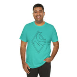 Mountain Moon Double Diamond Unisex Tshirt
