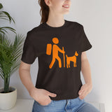 Adventure Hiking Dog with Parent