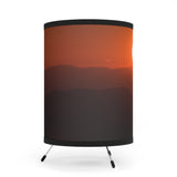 Algonquin Mtn Sunrise Tripod Lamp with High-Res Printed Shade