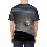 Lower Saranac Full Moon - Night Sky Graphic Shirt