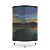 Long Lake Sunset High-Res Sunset Tripod Lamp