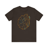 Adventure Map Unisex Short Sleeve Tee - Adirondack Style