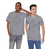 Mountain Moon Double Diamond Unisex Tshirt
