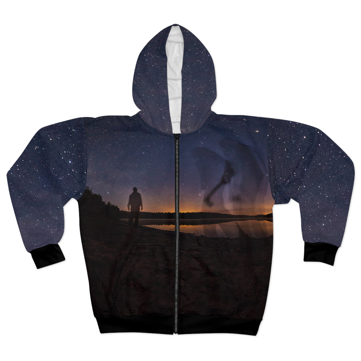Adirondack Stargazer and Axeman - Zip Hoodie – Zdaks
