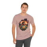 Adirondack Big foot Campfire Unisex Jersey Tee