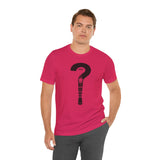 Question Mark Guitar Unisex Tee - Music Lover's Short Sleeve Shirt