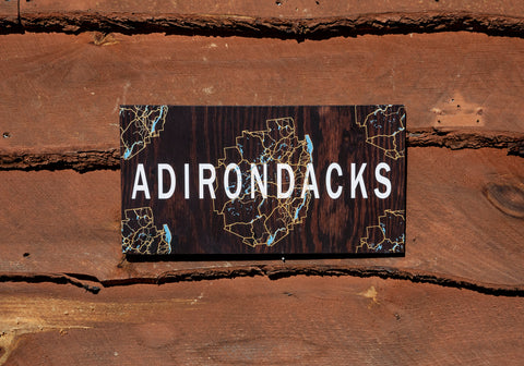 Adirondack Park Map - Sign